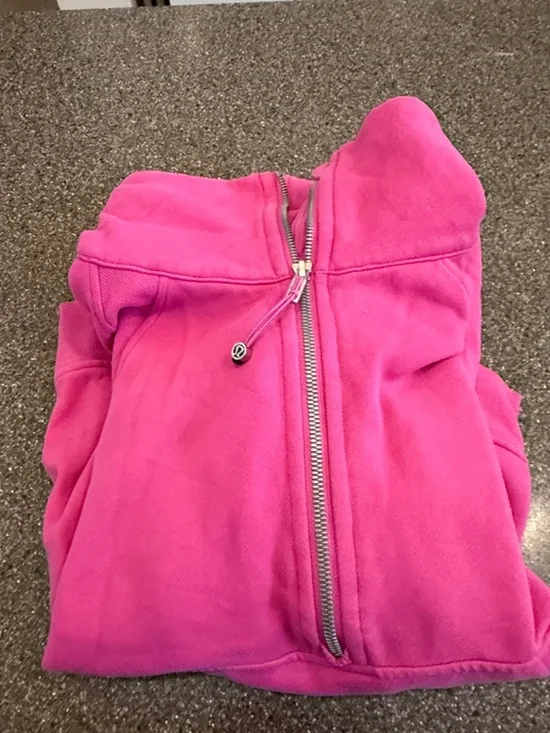 lululemon athletica Hot Pink Half-Zip Cropped Sweatshirt - Picture 13 of 13